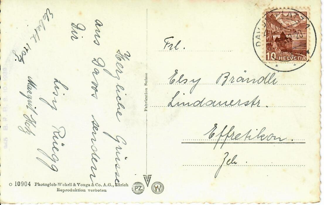 Cartoline postali: am Strelapass – Usato da Hochdorf venduto da Ziegel-16 1