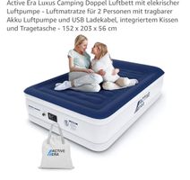Active Era Luxus Luftbett 2 Personen 152x203x56cm mit Pumpe