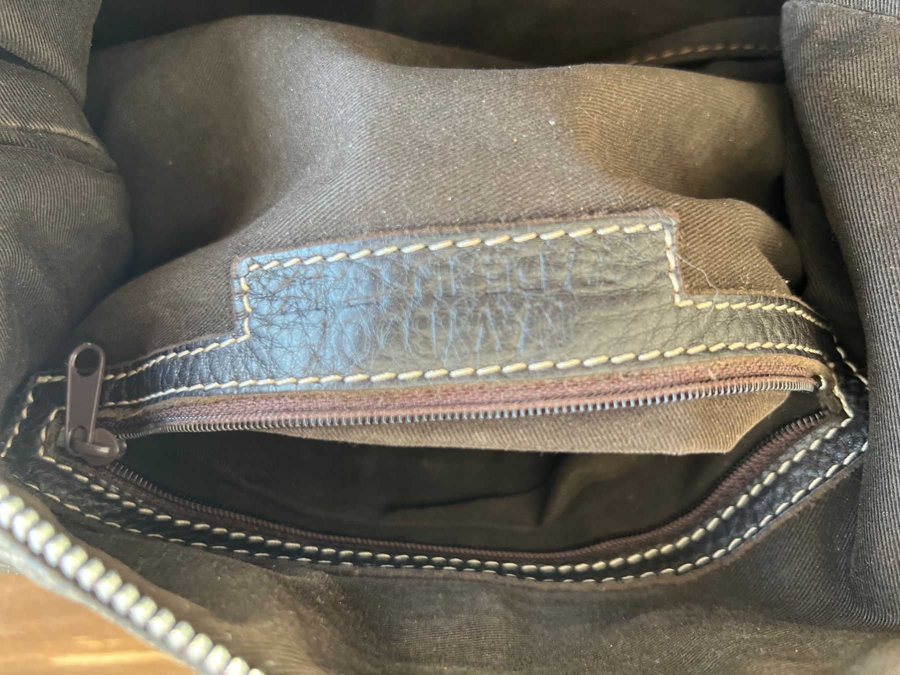 Navyboot Sacs femmes: Navyboot - Leder Umhängetasche dunkelbraun – D'occasion à Ebmatingen par Mistelu 3