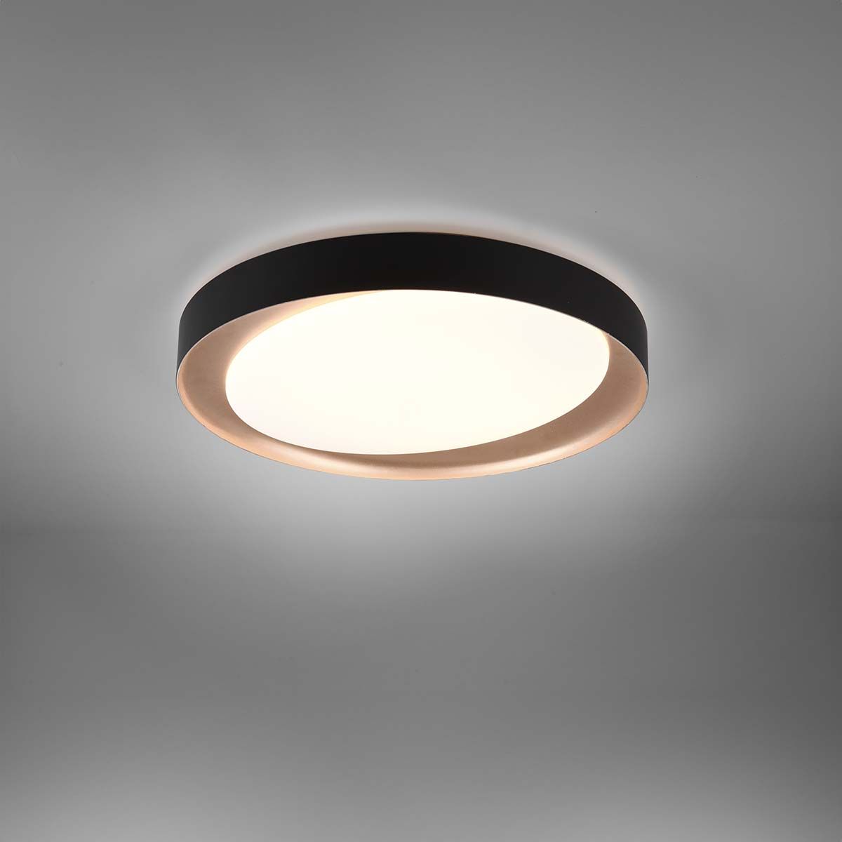 Kronleuchter & Deckenlampen: LED Deckenleuchte, Schwarz, 48 cm Ø – Neu (gemäss Beschreibung) aus Kreuzlingen von Smart-Light 2