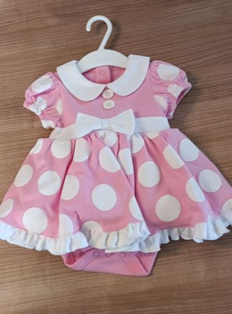 Süsses Minnie Maus Kleidli Grösse 62/68 für kleine Fans