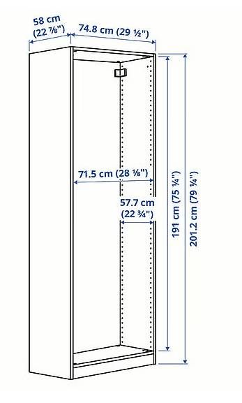 Armadi: Caisson Pax + tablards 75x58x205 – Usato da Botterens venduto da abi_tz2g 2
