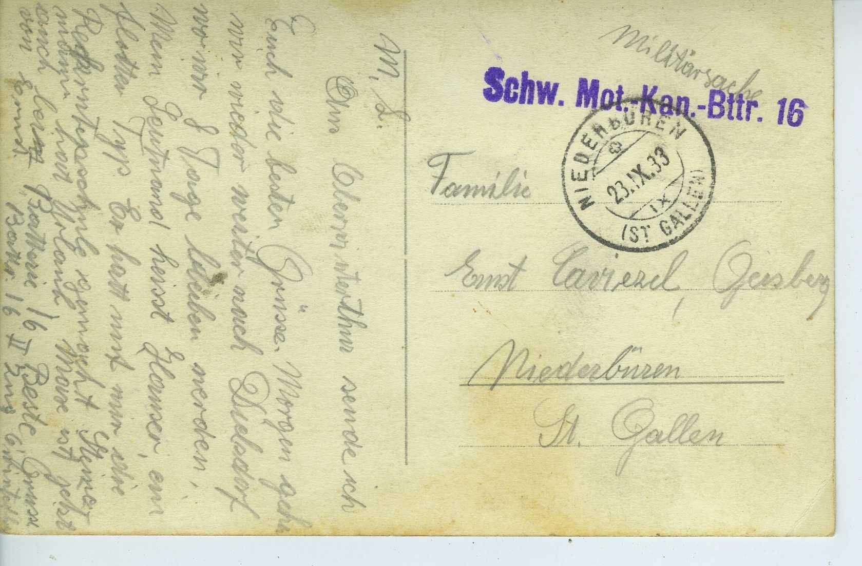 Cartoline postali: Winterthur - Oberwinterthur – Usato da Schleitheim venduto da Pmschlaate 1