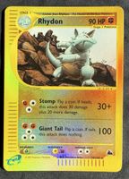 Vintage Rhydon Pokémon Card - Skyridge 29/144