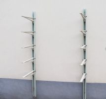 Kragarmregal, Wandregal aus Fiberglas
