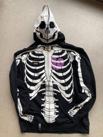 LRG Dead Serious Rotten Skeleton Full Zip Hoodie XL- OG