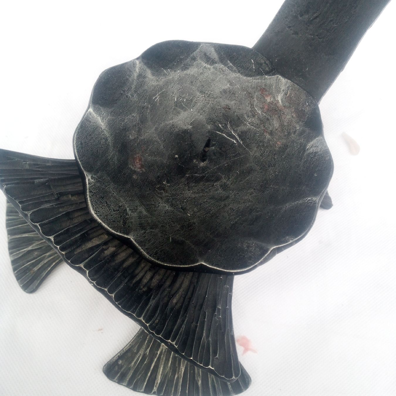 Kerzenständer: Kerzenständer schmiedeeisern, massiv, 29cm – Gebraucht aus Luzern von toenu23 5