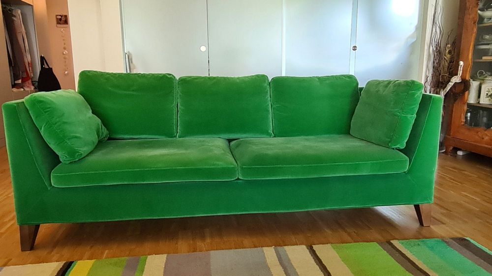 Grunes Samt Sofa Ikea