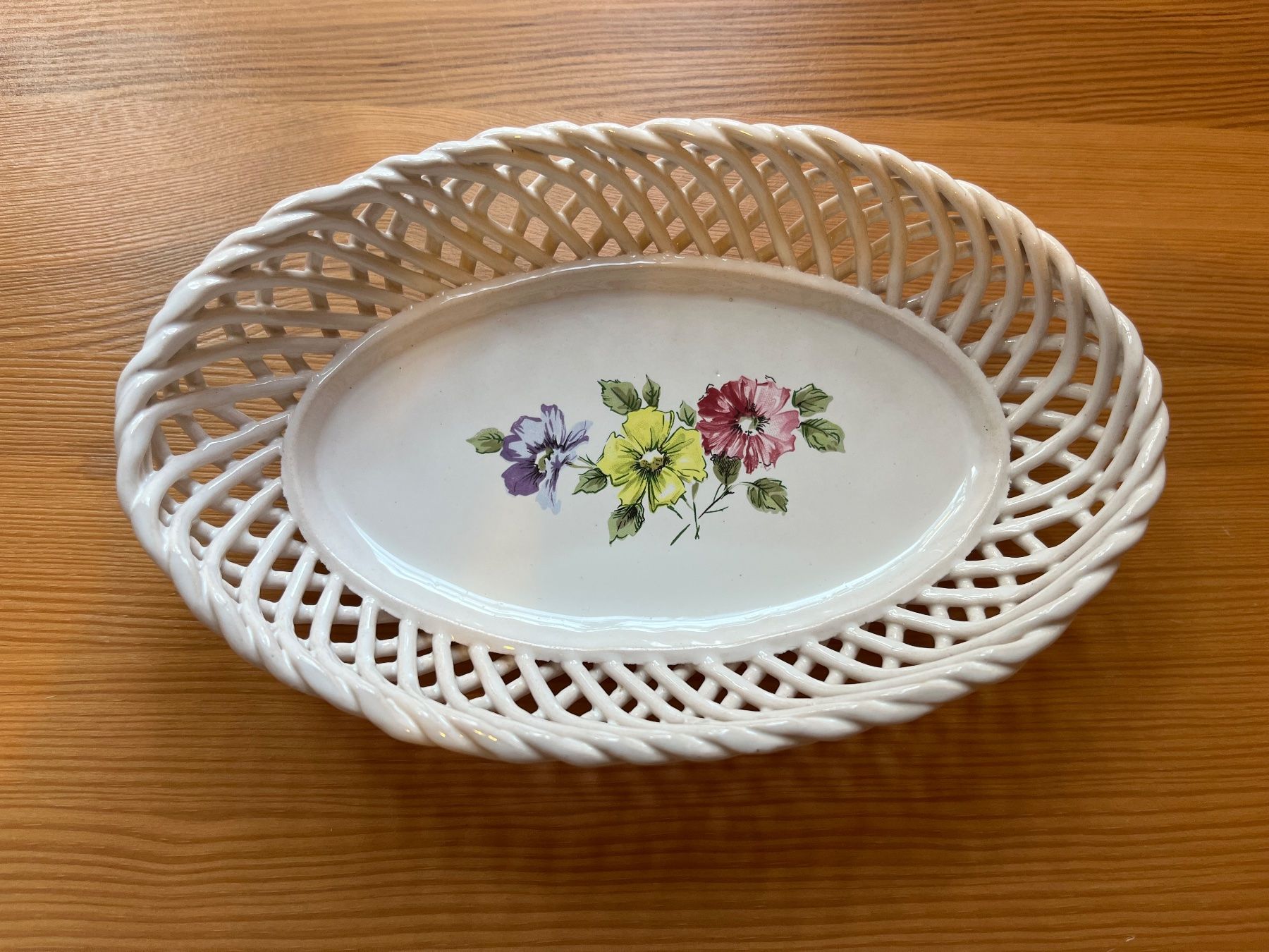 Altro per la casa: Vintage Ovaler Porzellankorb – Usato da Basel venduto da miriricar