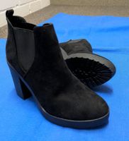 Stiefelette schwarz Gr. 38