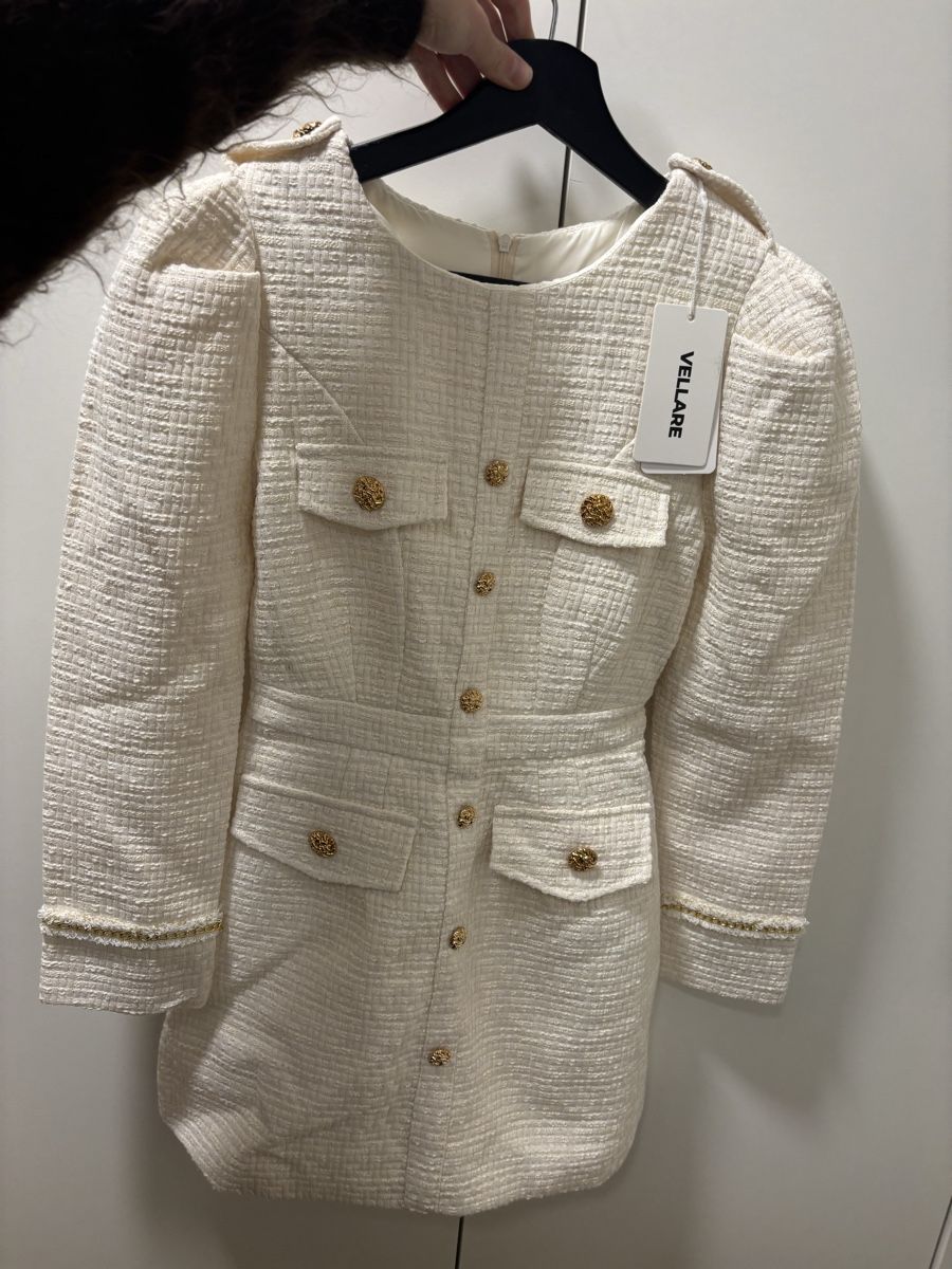 Vestiti: Robe blanc crème de la marque Vellare – Nuovo e nell'imballaggio originale da Zürich venduto da mps_9cp7 2
