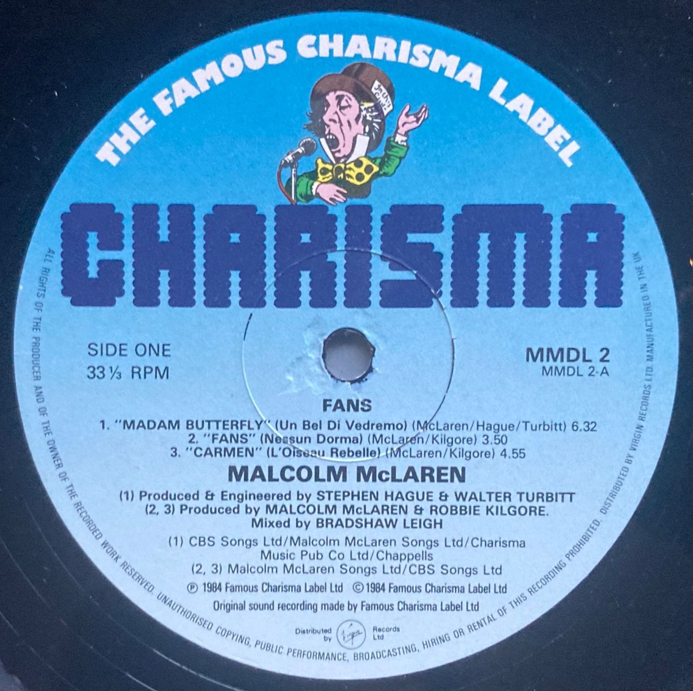 Dischi in vinile: MALCOLM MCLAREN - FANS – Usato da Poliez-Pittet venduto da Newtown-Records 3