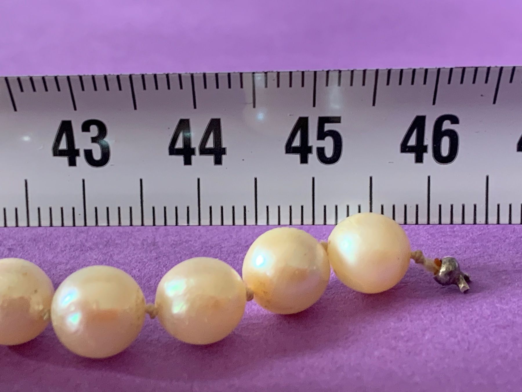 Perle (finte): Perlenkette ohne Verschluss (7mm) – Usato da Dittingen venduto da Bijoubelle 5