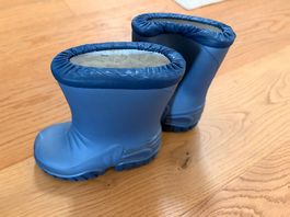 Regenstiefel gefuettert, Gr. 22