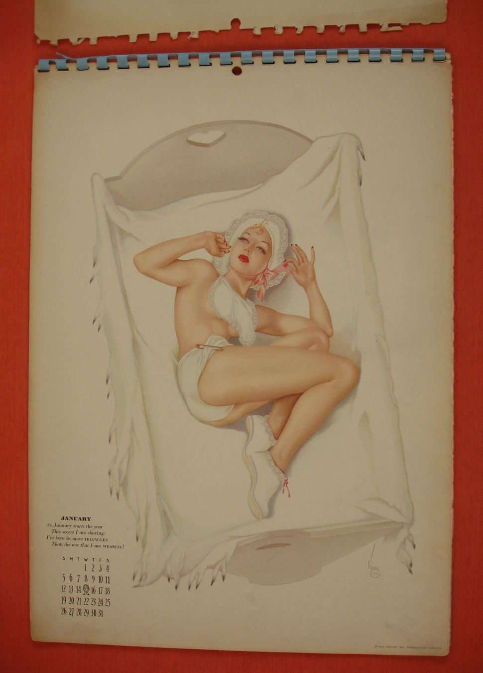 Libri: ALBERTO VARGAS PIN UP KALENDER 1940 – Usato da Grüningen venduto da Kartensammler 1