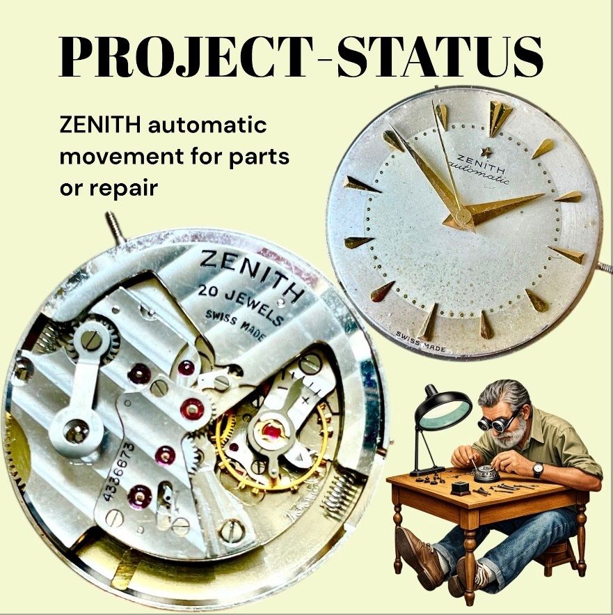 Zenith Orologi: ZENITH automatic Uhrwerk ungeprüft – Difettoso da lyss venduto da Uhrenparadies