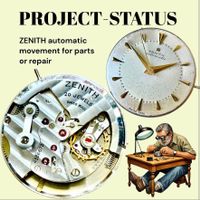 ZENITH automatic Uhrwerk ungeprüft
