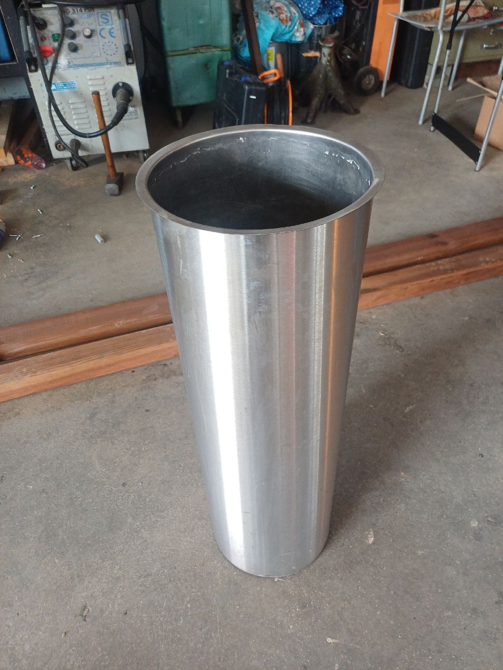 Vasi per fiori: Blumentopf Chromstahl-Mini Hochbeet – Usato da Wangenried venduto da Recycler94
