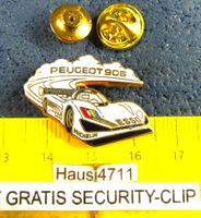 PEUGEOT 905 LEMANS RACING-CAR PIN ARTHUS BETRAND ENAMEL