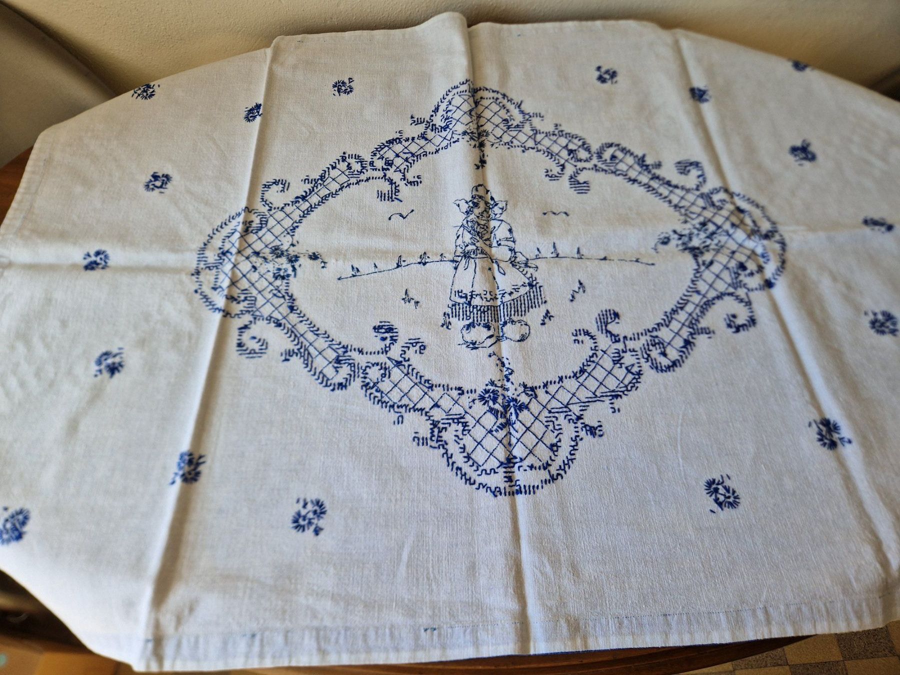 Biancheria da letto: Wandbehang, Handbestickt – Usato da Bern venduto da Antikbatik 8