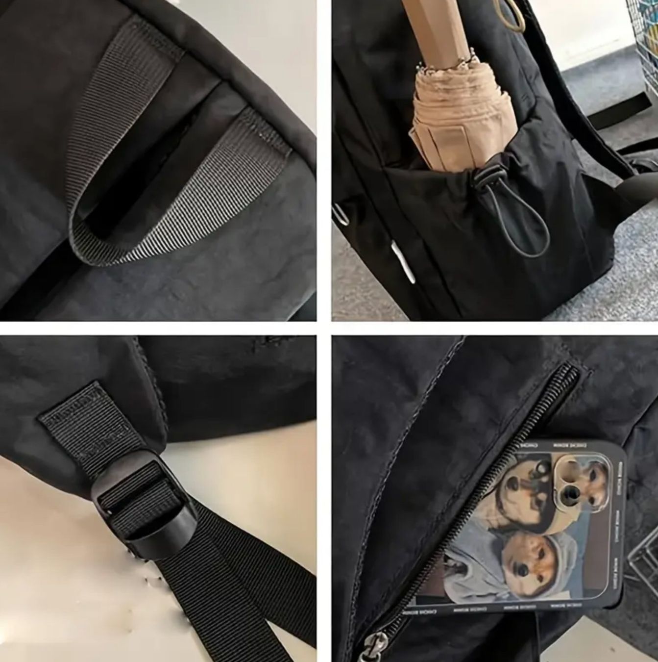 Kindertaschen: Schwarzer Rucksack mit Sternen – Neu und originalverpackt aus Reinach BL von Deinfashion 1