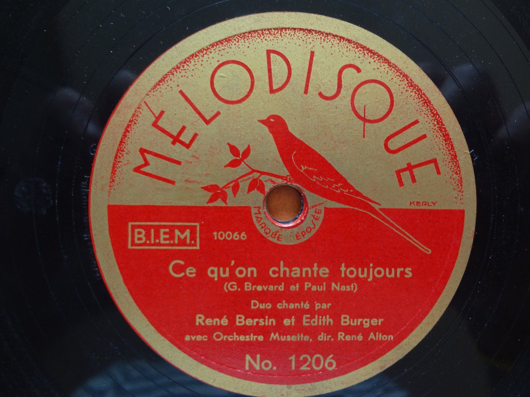 Vinyles: 8x 78tours- Pauline Carton- R.Caire- Edith Burger-E.Buffet + – D'occasion à Aigle par Robflac55 4