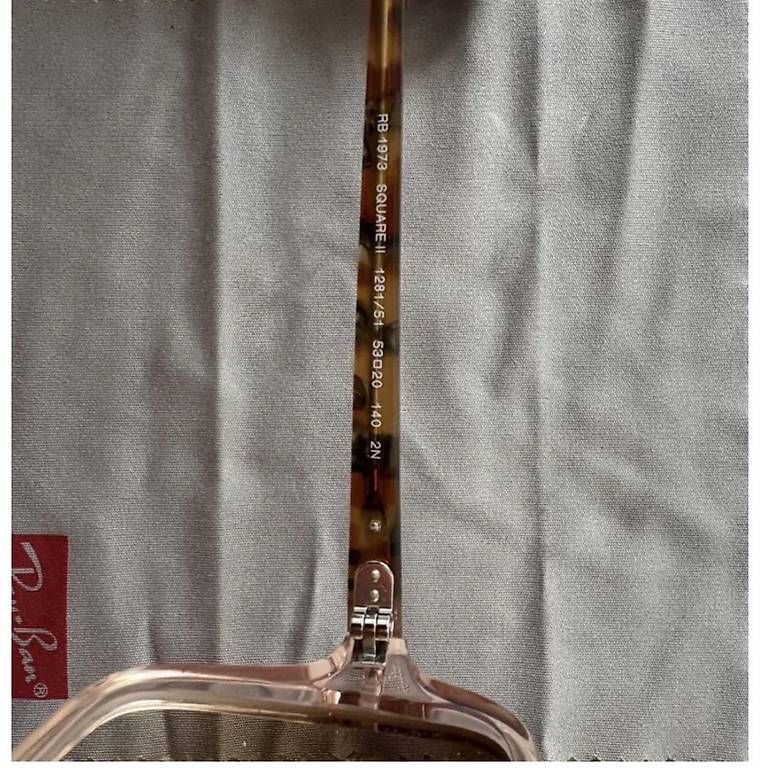 Ray-Ban Occhiali & Lenti: Ray Ban square sunglasses – Nuovo (secondo la descrizione) da Lausanne venduto da tan_98qk 2