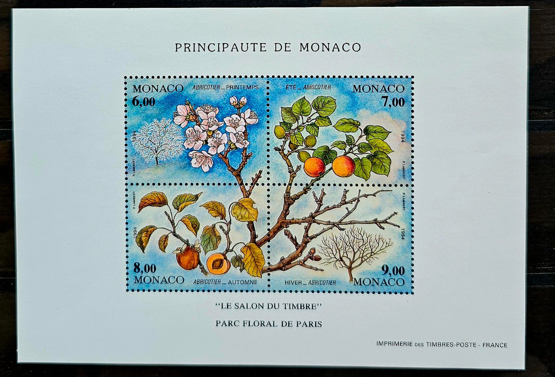 Tutti i francobolli: MONACO Bloc ** Salon du Timbre, 1994 – Nuovo (secondo la descrizione) da Les Valettes venduto da Nuba1