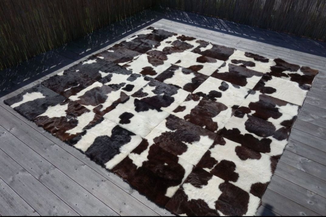 Tapis: Kuhfellteppich/Decke, Patchwork, einzigartig, 240x240cm – D'occasion à Trimbach par Dubuladu 2