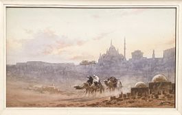Original Aquarelle Edwin Lord Weeks, Istanbul, ca 1890.