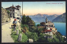 Locarno, Teilansicht mit Madonna del Sas