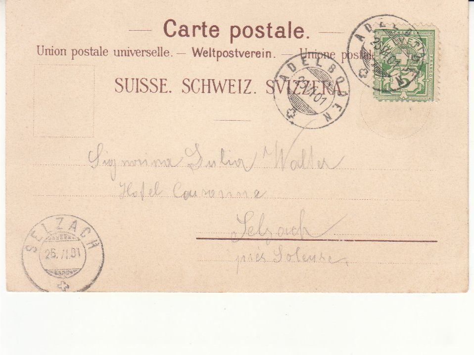 Cartoline postali: San Salvatore 1901 – Usato da Bürglen TG venduto da StampGraf 1