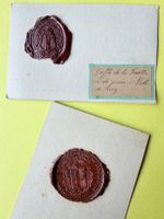 NEUCHÂTEL - 2X Cachets - 19ème S. - Ø 32mm