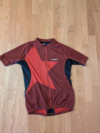 Radtrikot/Veloshirt Zimtstern Grösse M