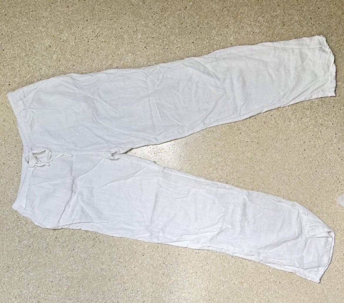H&M Hosen: Hose weiss Grösse M „Leinenhose“ – Neu (gemäss Beschreibung) aus Vaduz von fit2u 2