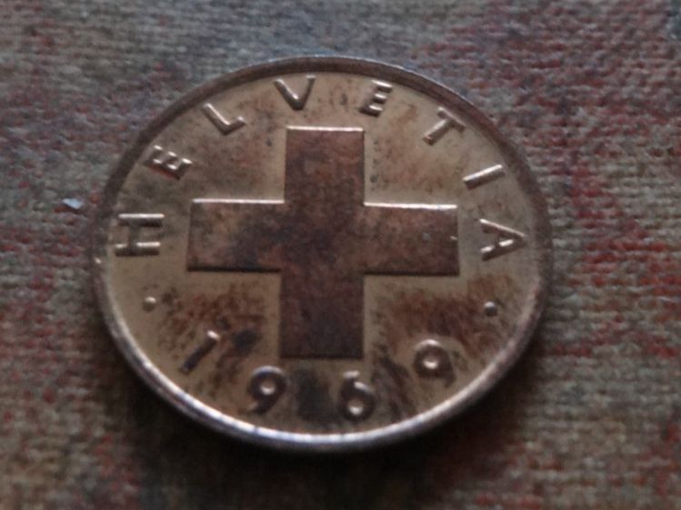 Tutti le monete: 1 Rp. 1969   (B) – Usato da Romanel-sur-Lausanne venduto da Swift13