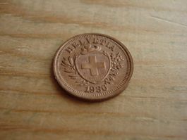 (D1) Départ 1 CHF 1 Rappen 1936 UNZ