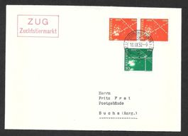 Sonderbrief A. 599 Zuchtstiermarkt Zug 10.9.1952