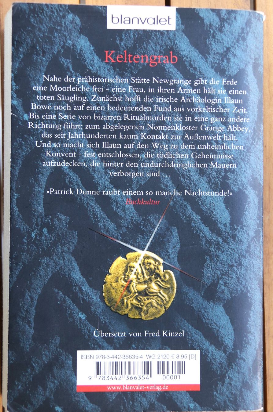 Bücher: Keltengrab von Patrick Dunne – Gebraucht aus Glattfelden von Vrenely 1