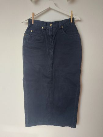 Jupe en jeans Versace vintage - Taille S/M