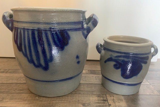 Casseroles: 2 Einmach-/ Butter- oder Rumtöpfe auch als Deko-/ Blumenöpfe – D'occasion à Gundetswil par Egro100 1