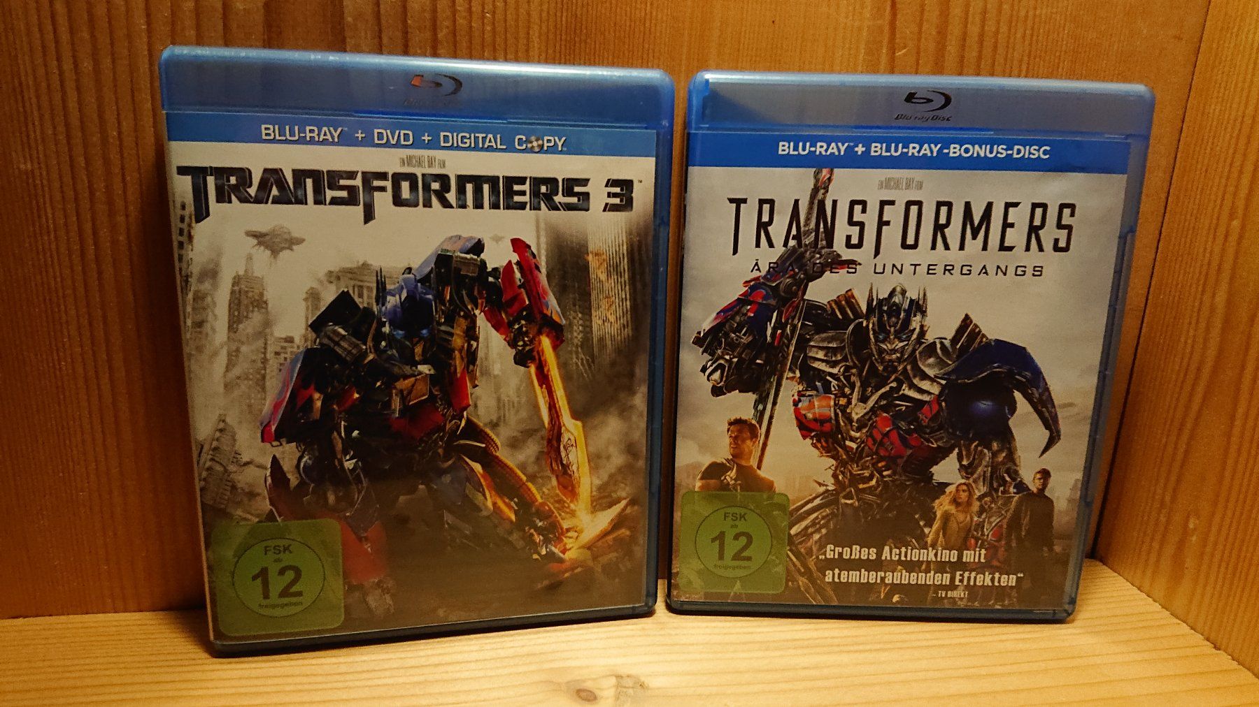 Tutti i DVDs: TRANSFORMERS 1 bis 5 auf Blu-Ray – Usato da Wilderswil venduto da Exebub 3