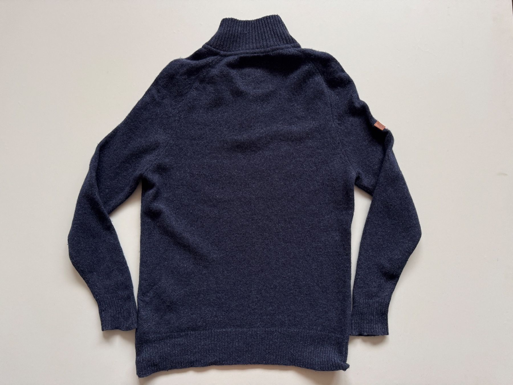 Superdry Maglioni & Felpe: Superdry Lambswool pullover 1/4 zip MEN Size L slim fit – Usato da Neuchâtel venduto da _Easy_to_Find_ 5