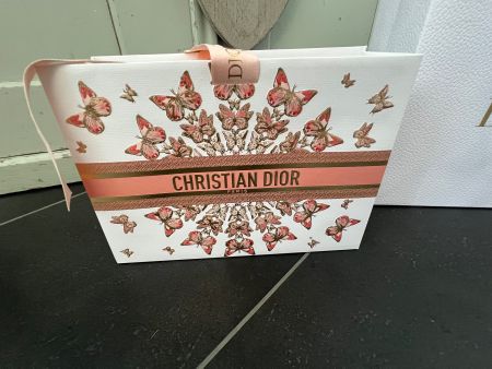 Christian Dior Papier Pochette und Band