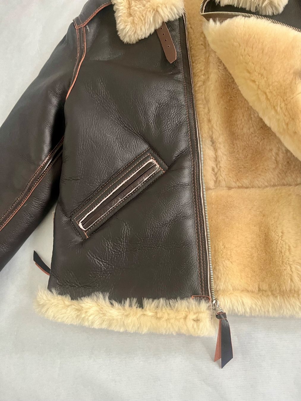 Aero Leathers Clothing Giacche: Aero Leathers B-6 USAAF Shearling Bomber Leather Jacket – Nuovo (secondo la descrizione) da Neuhausen venduto da Ann.Drea 8