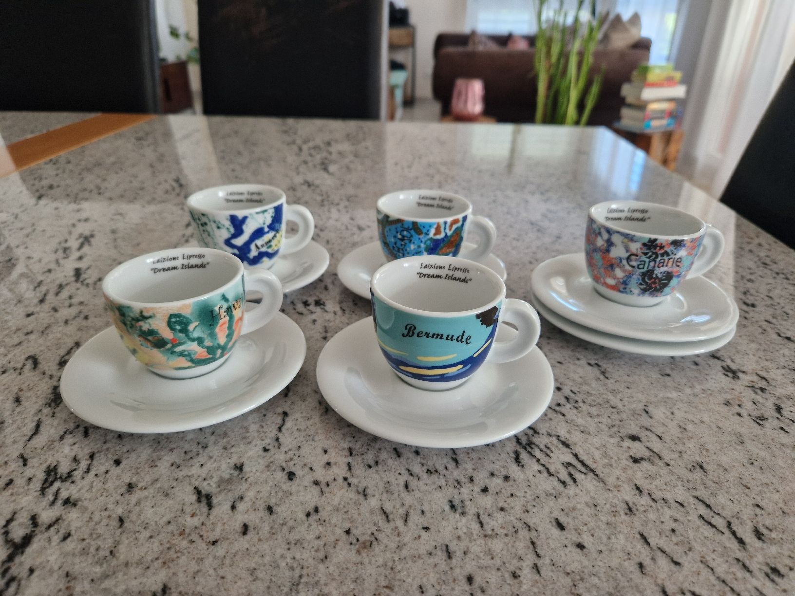 Tassen: Espresso-Tassen 5 Stk. "Dream Island" – Gebraucht aus Wallisellen von misnenes 1