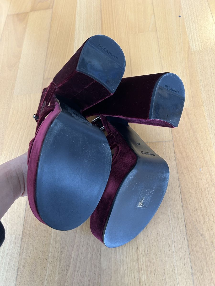 Jil Sander Scarpe da donna: Jil Sander Plateau Sandalen – Usato da Zürich venduto da schregen 1