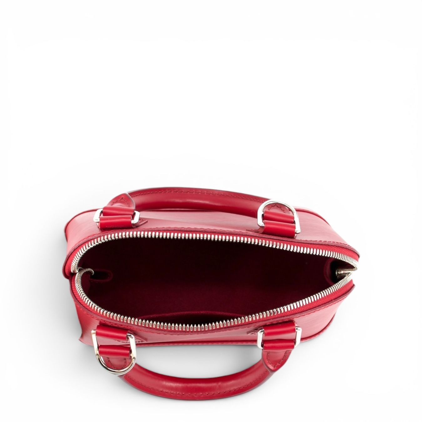 Louis Vuitton Borse da donna: Louis Vuitton Alma BB epi Fuchsia – Usato da Binningen venduto da Designerlabels 5