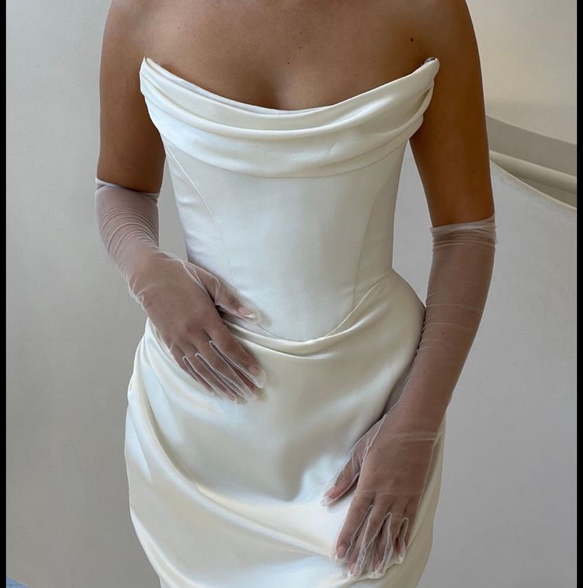 Guanti & manicotti: Lange Hochzeit Handschuhe – Nuovo e nell'imballaggio originale da Zürich venduto da Monikauscimiak