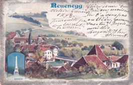 Neuenegg   BE       -     LITHO    -       um 1901